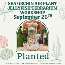 Load image into Gallery viewer, Workshop: Sea Urchin Jellyfish Under The Sea Terrarium September 26th