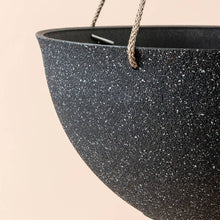 Load image into Gallery viewer, Speckled Black hanging Pot -13.2 Inch