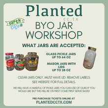 Load image into Gallery viewer, Earth Day Workshop: BYO JAR Terrarium