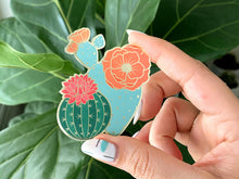 Load image into Gallery viewer, Blooming Cacti Sticker