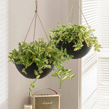 Load image into Gallery viewer, Speckled Black hanging Pot -13.2 Inch