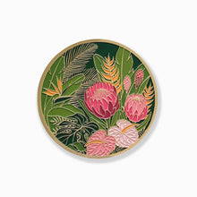 Load image into Gallery viewer, Tropical Floral Luxe Coaster | Summer Gift + Garden Gift