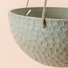 Load image into Gallery viewer, Honeycomb Grey Hanging 10" Pot