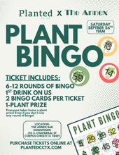 Load image into Gallery viewer, Plant Bingo- September 26th @ THE ANNEX