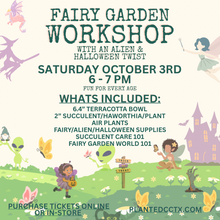 Load image into Gallery viewer, Workshop: Fairy Garden with a Twist- OCT 3rd