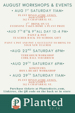 Load image into Gallery viewer, Plant Bingo- August 29th @ THE ANNEX