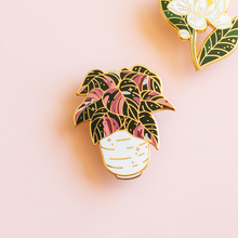 Load image into Gallery viewer, Pink Princess Philodendron Enamel Pin