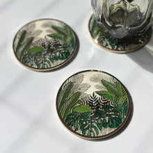 Load image into Gallery viewer, Tropical Conservatory Luxe Coaster | Summer + Garden Gift