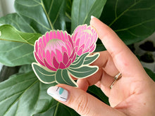 Load image into Gallery viewer, Ofelia Protea Sticker | Luxe Metallic Gold Sticker
