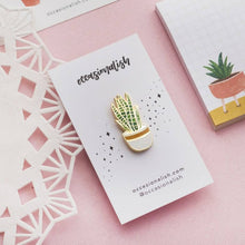 Load image into Gallery viewer, Snake Plant Enamel Pin
