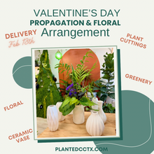 Load image into Gallery viewer, Valentine's Day Propagations &amp; Floral arrangement February 13th
