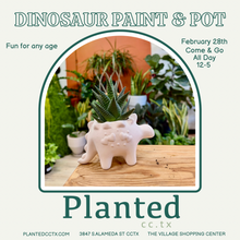 Load image into Gallery viewer, Workshop: Dinosaur Paint &amp; Pot
