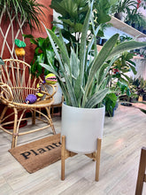 Load image into Gallery viewer, Bamboo Plant Stand- Adjustable size 8- 12&quot;
