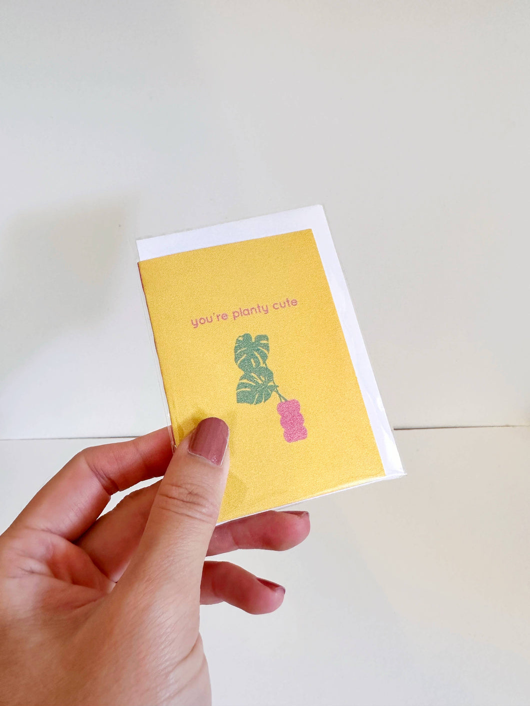 Dainty Little Tiny Card: 1. You're Planty Cute