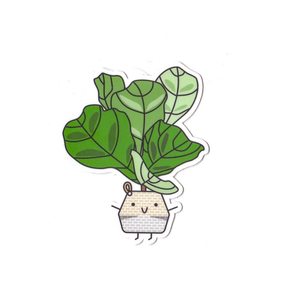 Fiddle leaf Fig Vinyl Sticker