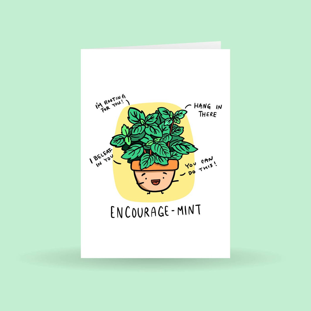 Encouragemint Greeting Card
